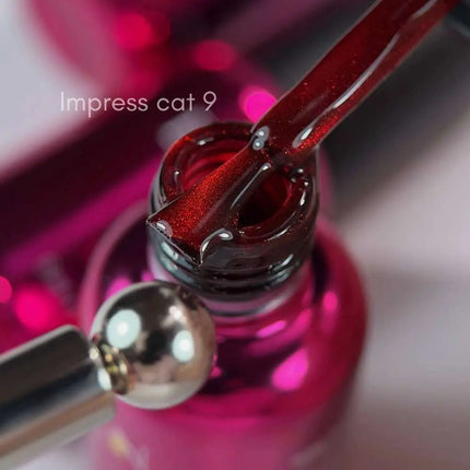 Edlen Cat Eye Impress Nr. 9 Rot 9 ml