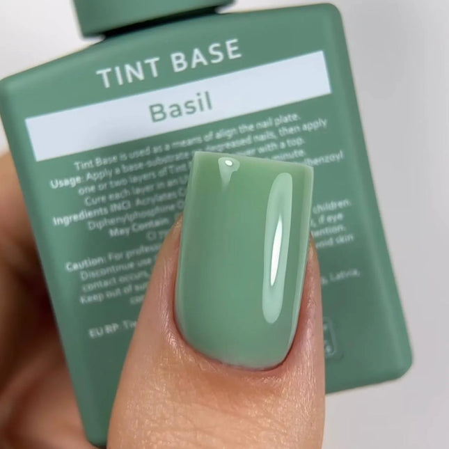 Cover Tint Base Color Basil «Серо-зеленый» 15 ml HEYLOVE