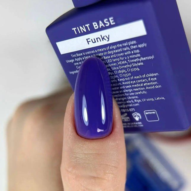 Cover Tint База Цвет Funky "Deep blue" 15 ml HEYLOVE