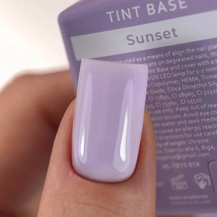 Cover Tint Base Color Sunset «Пильный сиреневый» 15 ml HEYLOVE