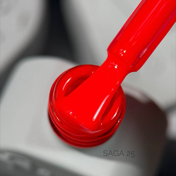 Gel-Lack Saga 25 Bright Red 10 ml