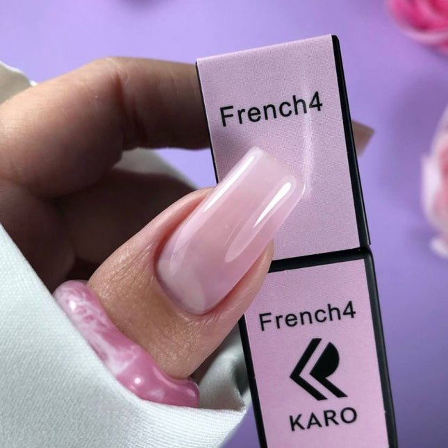 Gel Nagellack French 4 Translucent Pink 8ml KARO