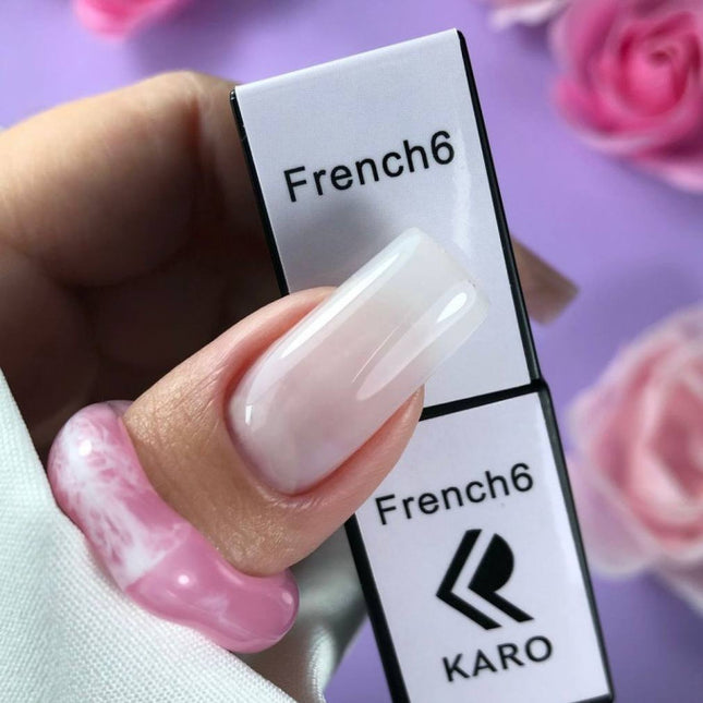 Gel Nagellack French 5 Translucent Nude 8ml KARO