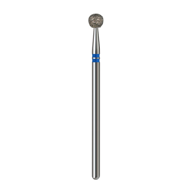 Premium Diamond nail drill bit “Ball” 4.0 mm Blue Profmanicure Freza