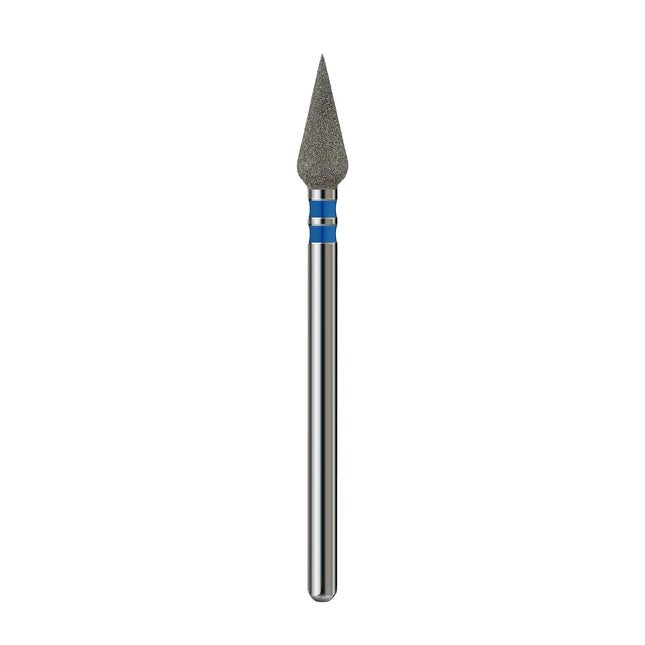 Premium Diamond nail drill bit “DROP” 4.0 mm Blue Profmanicure Freza