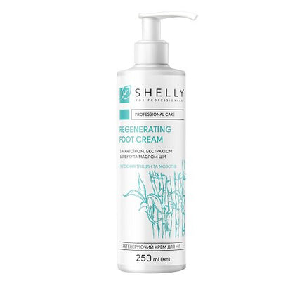 Regenerierende Fußcreme mit Allantoin, Bambusextrakt und Sheabutter Shelly 250 ml