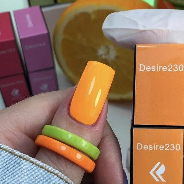 Гель-лак Desire 230 Безопасный оранжевый 8ml KARO