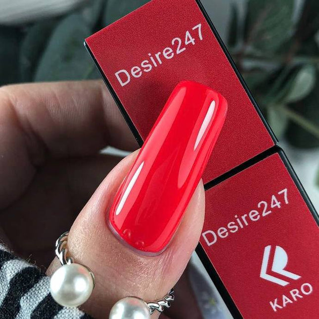 Гель-лак Desire 230 Safety orange 8ml KARO