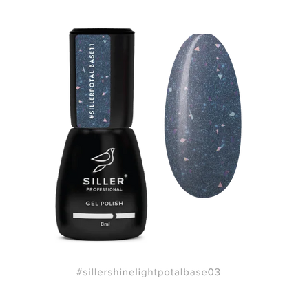 Base Shine Light POTAL №3 8 ml Siller - Color Base