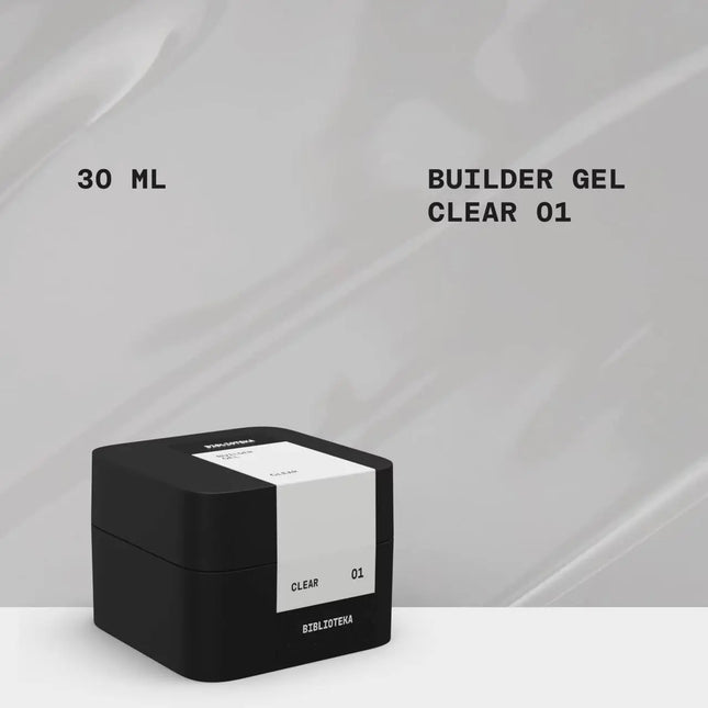 BIBLIOTEKA Builder Gel №01 Clear 30ml