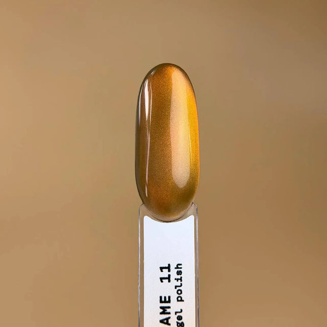 BIBLIOTEKA Cat Eye Gel Polish Nr. 11 Flame 10ml – Kupferorange
