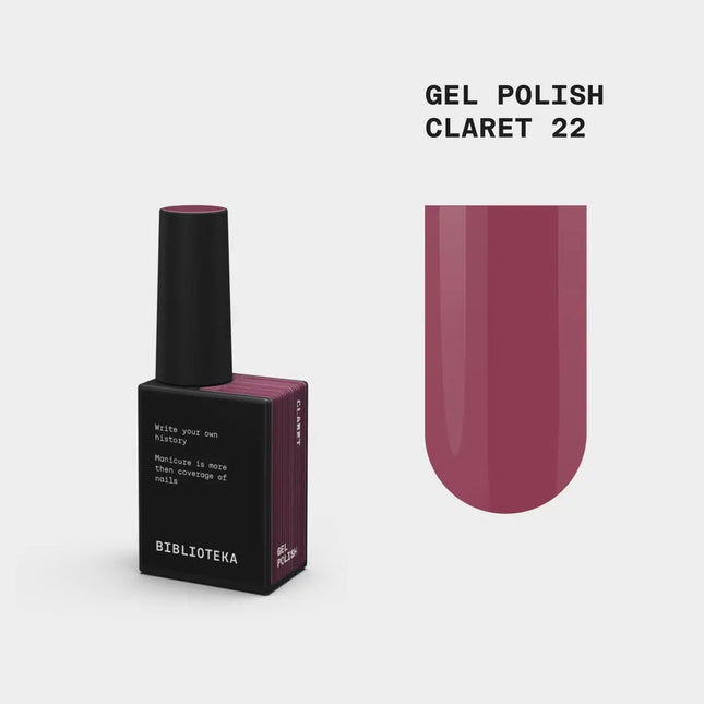 BIBLIOTEKA Gel Polish №022 Claret 10ml - Claret Wine