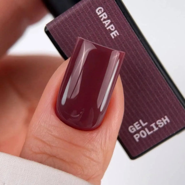 BIBLIOTEKA Gel Polish №086 Grape 10ml - Muted Burgundy