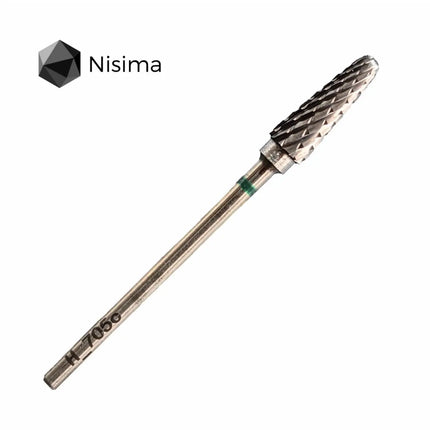 Hartmetall-Nagelfräser „Kegel“ 5 mm Grün H705cK Nisima