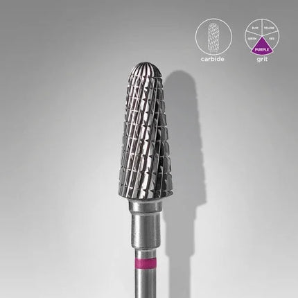Carbide nail drill bit ’Umbrella” 6*14 Red Staleks - Carbide nail drill bits