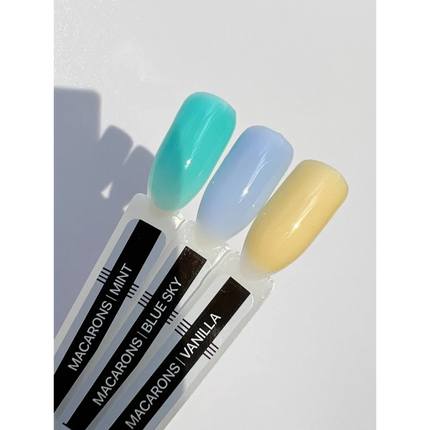 Color Rubber Base Gel Macarons Vanilla 7 ml. Kodi Professional - Color Base
