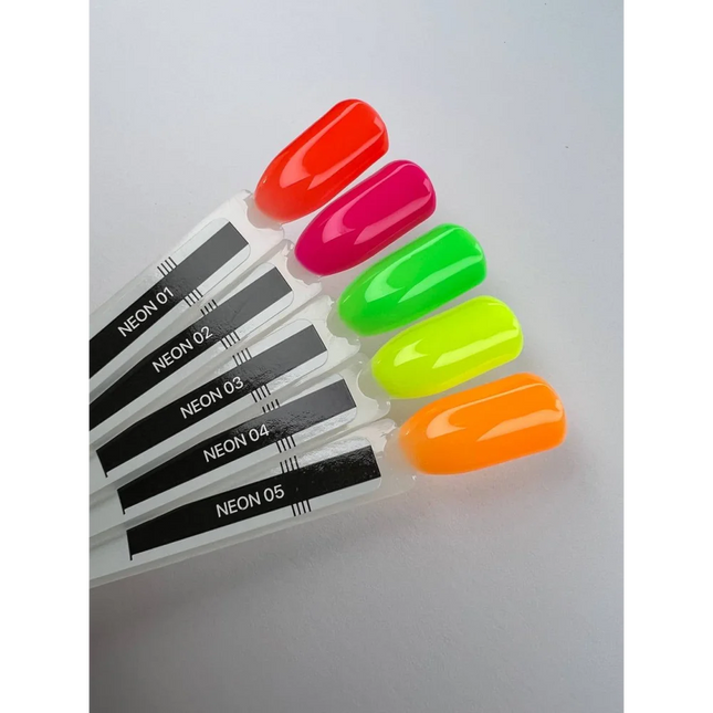 Color Rubber Base Gel Neon №4 7 ml. Kodi Professional - Color Base
