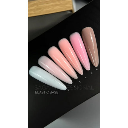 Cover Base Elastic №4 15 ml Saga Professional - Color Base