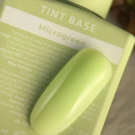 Cover Tint Base Color Microgreen ’Light green’ 15 ml HEYLOVE - Color Base
