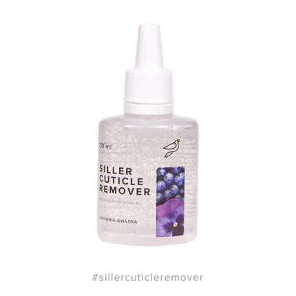 Cuticle remover Blueberry-violet 30 ml Siller - Cuticle remover
