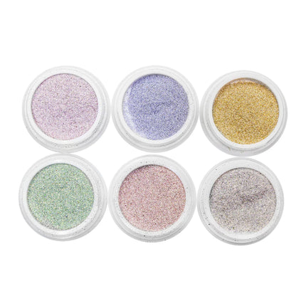 Decorative Nails Velvet Pastel 6pcs - Decor for nail