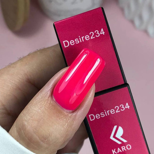 Гель-лак Desire 230 Safety orange 8ml KARO