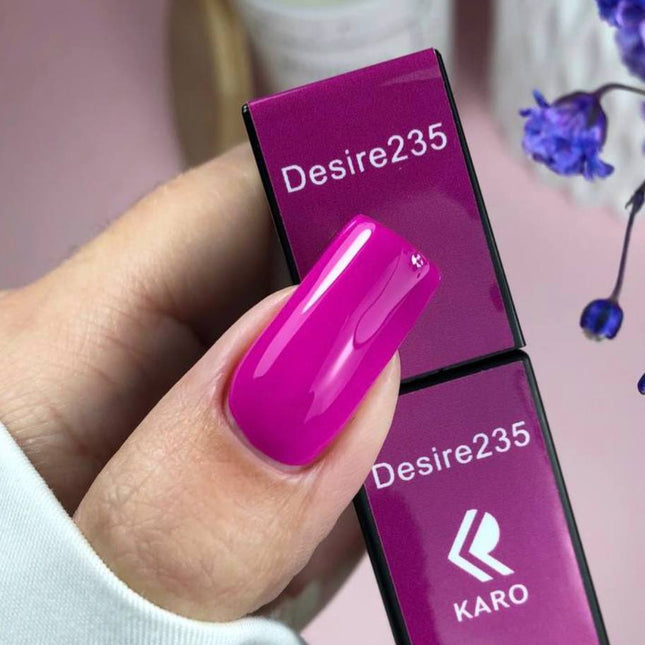 Гель-лак Desire 230 Safety orange 8ml KARO
