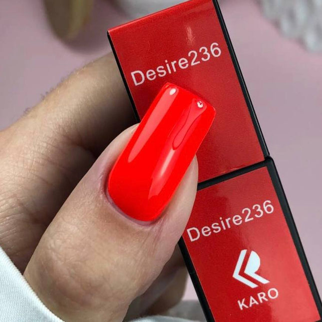 Гель-лак Desire 230 Safety orange 8ml KARO