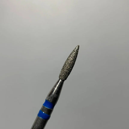 Diamant-Nagelbohrer „Flamme“ 2.1 mm Blau Premium