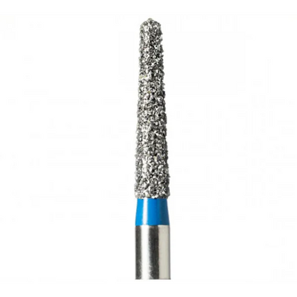 Diamond nail drill bit “Cone” Rounded 1.8*10.0 mm Blue - Diamond nail drill bits