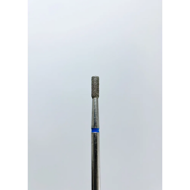 Diamond nail drill bit “Cylinder” 2.3*6.0 mm Blue - Diamond nail drill bits