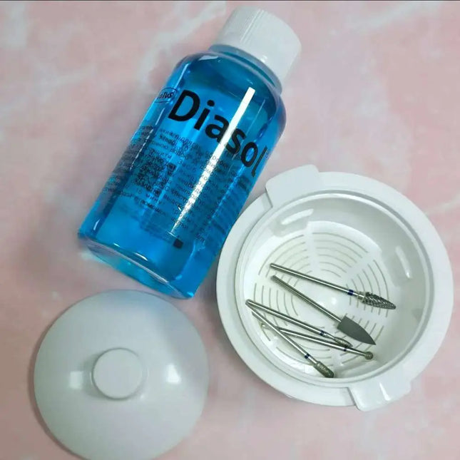Diasol cleaning  solution for diamond nail and dental drill bits 125g