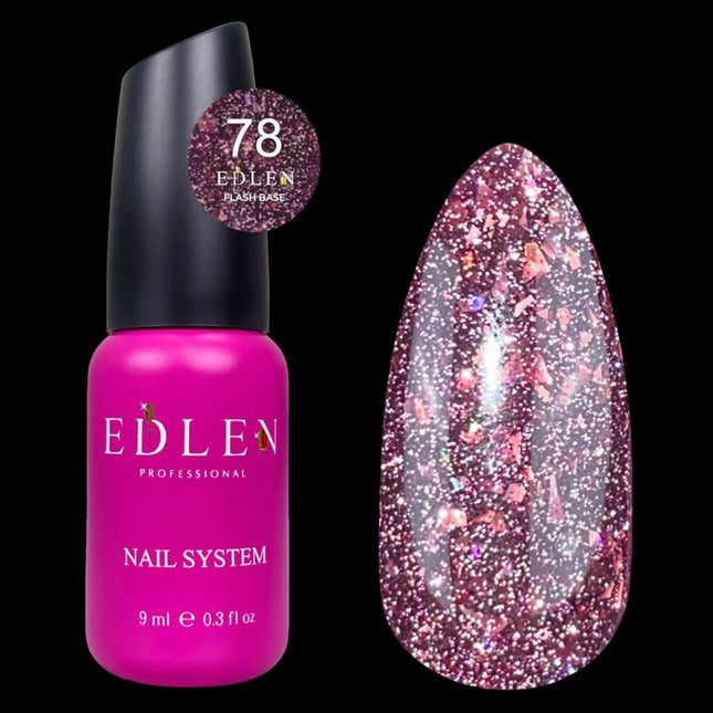 Edler Grundlack Cover Flash Nr. 78 Tyrischpurpur mit Folie 9ml