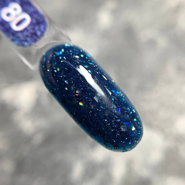 Edler Grundlack Cover Flash Nr. 80 Saphir mit Folie 9ml