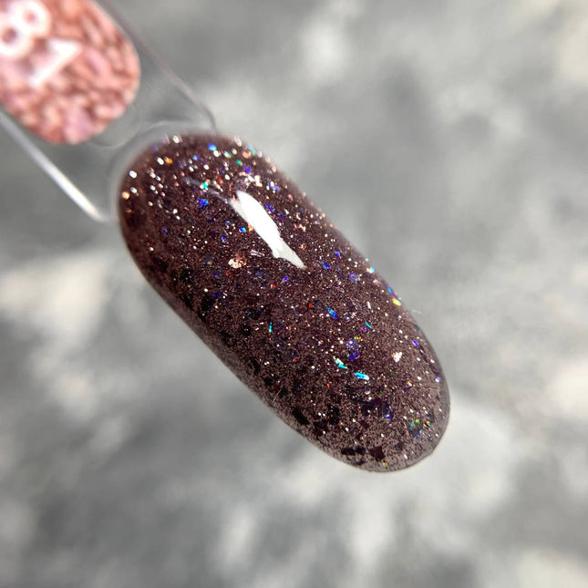 Edler Grundlack Cover Flash №81 Brown Stone mit Folie 9ml