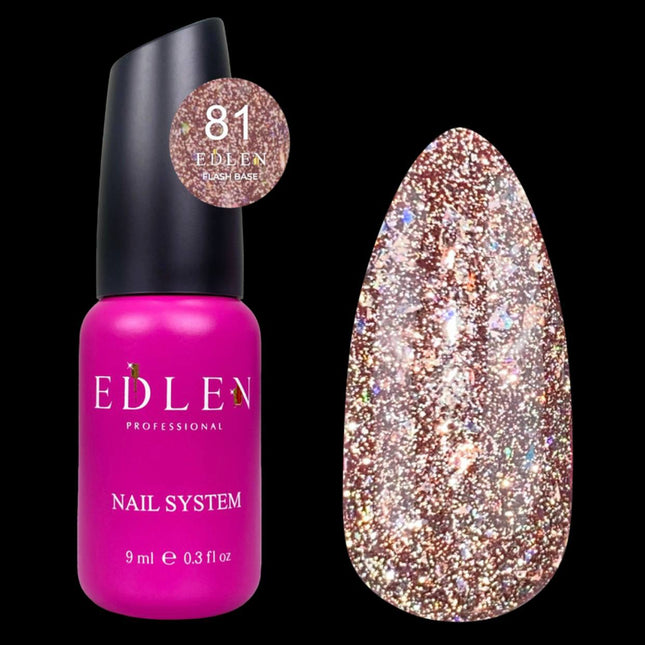 Edler Grundlack Cover Flash №81 Brown Stone mit Folie 9ml