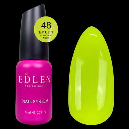 Edler Grundlack Cover Neon Nr. 48 Limettengelb 9ml
