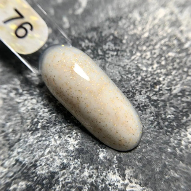 Edles Cover Base Potal №76 Beige mit Goldfolie 9ml