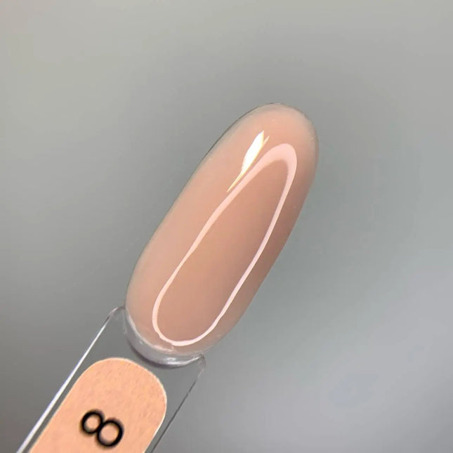 Гель для наращивания Edlen Builder Gel №08 «Нюд» светло-бежевый 30 мл