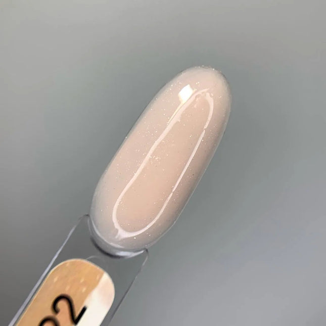 Гель для наращивания Edlen Builder Gel №22 «Принцесса» кремово-бежевый с шиммером 15 мл