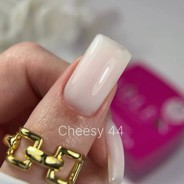 Гель для наращивания Edlen Builder Gel №44 «Cheesy» Milky розово-персиковый 15 мл