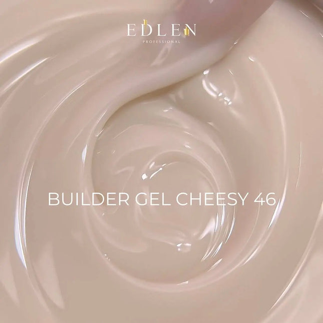 Гель для наращивания Edlen Builder Gel №46 "Cheesy" Крем 15 мл