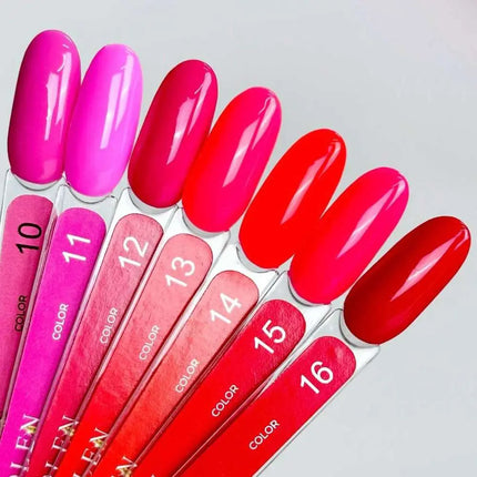 Edler Gel-Nagellack, Farbe Nr. 13 Neonpink, 9 ml