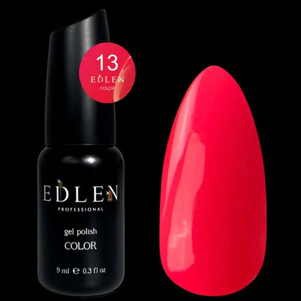 Edler Gel-Nagellack, Farbe Nr. 13 Neonpink, 9 ml