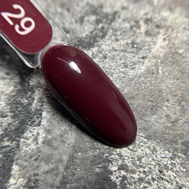 Edlen Gel-Nagellack, Farbe Nr. 29 „Reife Kirsche“, 9 ml