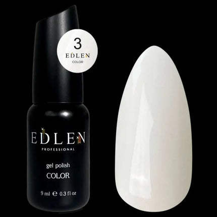 Гель-лак Edlen, цвет №03 Milky, 9 мл