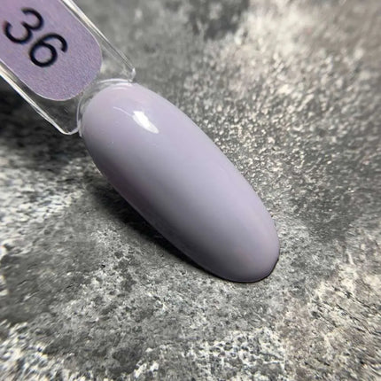 Edler Gel-Nagellack, Farbe Nr. 36 Grauviolett, 9ml