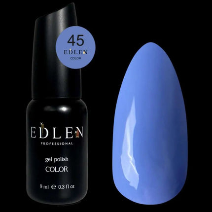 Edler Gel-Nagellack, Farbton Nr. 45 Blau mit lavendelfarbenem Unterton, 9ml