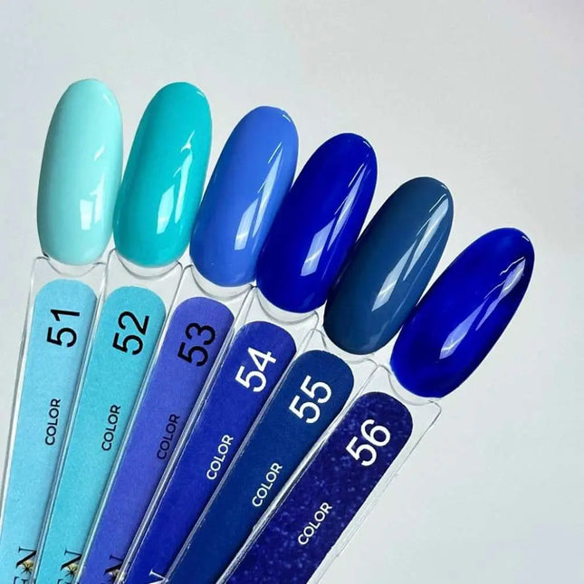 Edler Gel-Nagellack in der Farbe Nr. 51 Electric Blue, 9 ml
