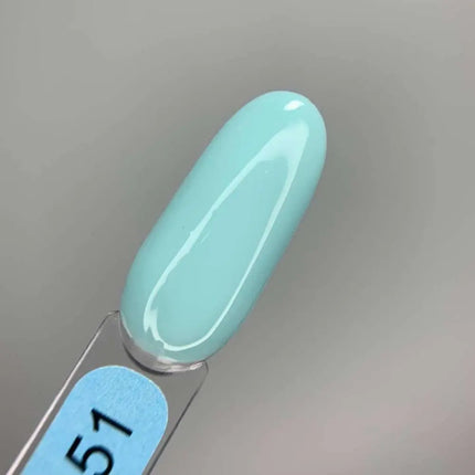 Edler Gel-Nagellack in der Farbe Nr. 51 Electric Blue, 9 ml